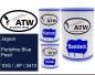 Preview: Jaguar, Portofino Blue Pearl, 1DG / JIP / 2410: 500ml Lackdose + 500ml Klarlack + 250ml Härter - Set, von ATW Autoteile West.